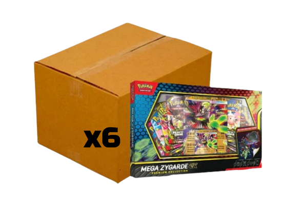 Sealed Case Mega Zygarde EX Premium Box 